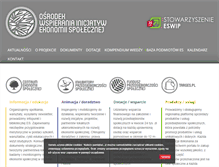 Tablet Screenshot of owies.org.pl
